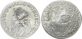 MONACO. Louis I (1662-1701). 5 Sols or 1/12 d'écu (1666)
