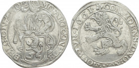 NETHERLANDS. Zwolle. Lion Dollar or Leeuwendaalder (1661)