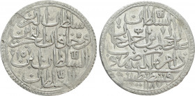 OTTOMAN EMPIRE. Abdul Hamid I (AH 1187-1203 / AD 1774-1789). 2 Zolota. Konstantiniye (Constantinople). Dated Year 1187 (AD 1774)