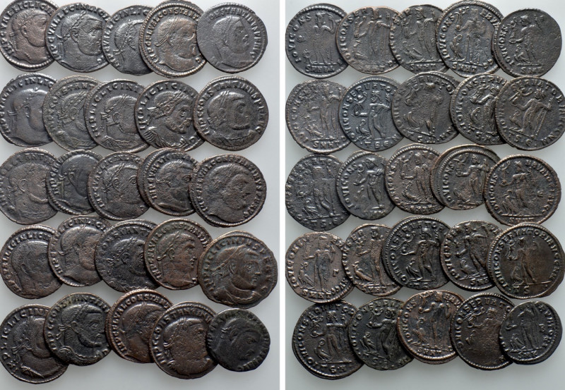 25 Folles of the Tetrarchy. 

Obv: .
Rev: .

. 

Condition: See picture....