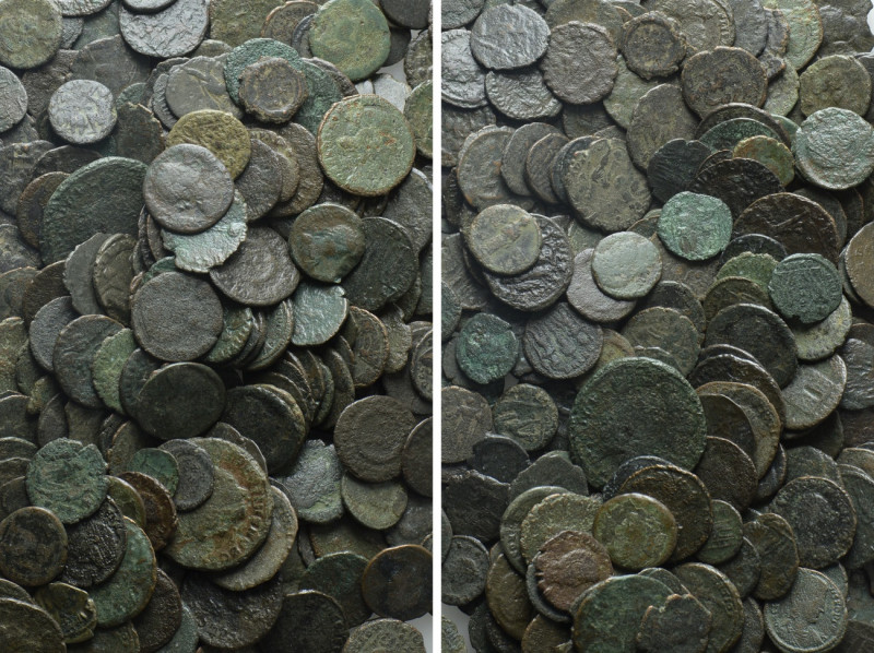 Circa 500 Late Roman Coins. 

Obv: .
Rev: .

. 

Condition: See picture....
