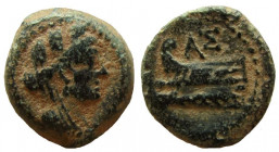 Judaea. Ascalon. AE 13 mm. Circa 2nd Century BC.