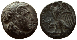 Ptolemaic Kingdom. Ptolemy I Soter, 305-282 BC. AE Hemiobol. Alexandria mint.