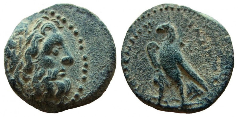 Ptolemaic Kingdom. Ptolemy III Euergetes, 246-222 BC. AE Hemiobol. Alexandria mi...