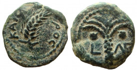 Judaea. Procurators. Coponius, 6-9 AD. AE Prutah. 16 mm.