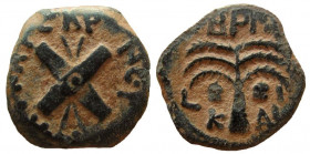 Judaea. Procurators. Antonius Felix, 52-59 AD. AE Prutah.