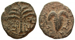 Judaea. Bar Kochba Revolt, 132-135 AD. AE Small Bronze.