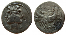C. Fonteius, 114-113 BC. AR Denarius. Rome mint.