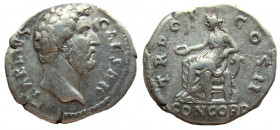 Aelius. Caesar, 136-138 AD. AR Denarius. Rome mint.