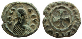 Kingdom of Axum. Anonymous. AE 13 mm.
Circa 340-425 AD.