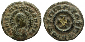 Kingdom of Axum. Mhdys (Matthias). AE 15 mm.
Circa 450-460 AD.