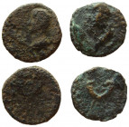 Judaea. Agrippa I, 37-44 AD. Caesarea Paneas mint. Lot of 2 coins.