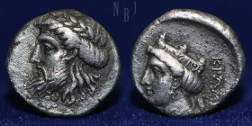 Asia Minor Paphlagonia Kromna AR Drachm, c 340 BC. Very Rare.