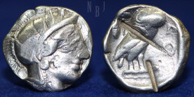 Attica. Athens, c. 449-413 BC. Silver "old-style" tetradrachm.