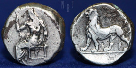 ALEXANDRINE EMPIRE OF BABYLON. Circa 328-311 BC. AR Double Shekel.