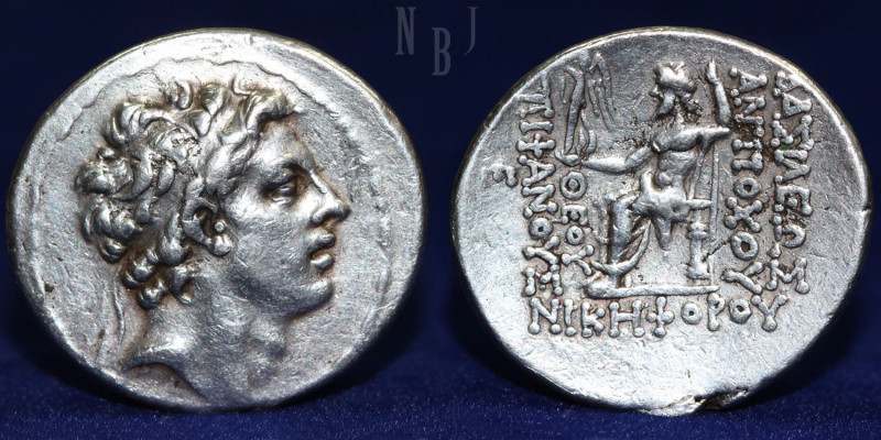 Seleucid King. Antiochus IV Epiphanes Born c. 215 B.C., Silver tetradrachm. (175...