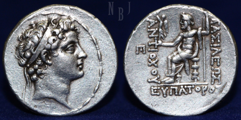 Seleukid Kingdom, Antiochus IV Epiphanes (175-164 BC) Silver Tetradrachm. (16.68...