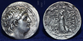 SELEUKID EMPIRE. Antiochos VII Euergetes (Sidetes). 138-129 BC. AR Tetradrachm.