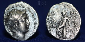 SELEUKID EMPIRE. Demetrios II Nikator. First reign, 146-138 BC. Drachm. Very Rare.