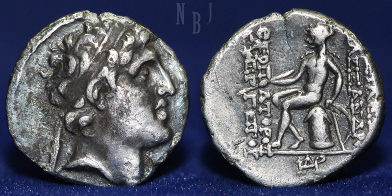 Seleucid Empire, Alexander I Balas (152-145 BC) AR Drachm. (4.17gm, 17mm) Mint o...