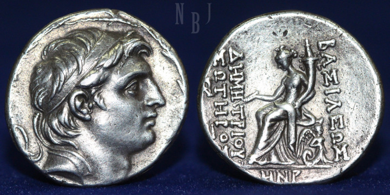 KINGS of SYRIA. Seleucid Empire Demetrius I Soter 162-150 BC. AR Tetradrachm. (1...