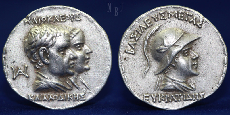 GRECO-BACTRIAN KINGDOM. Eucratides I the Great (ca. 171-145 BC), with Heliocles ...