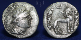YUEH-CHI. Sapadbizes, late 1st century BC. Silver Drachm.