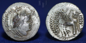 YUEH-CHI. Sapadbizes, late 1st century BC. Silver Drachm.