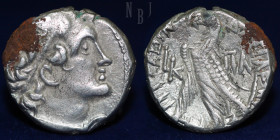 PTOLEMAIC KINGS of EGYPT, Ptolemy X Alexander I & Cleopatra Berenike. 101-88 BC. AR Tetradrachm.