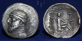 PARTHIA. Mithradates II, 121-91 BC. AR Drachm.
