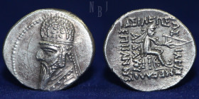 PARTHIAN EMPIRE. Mithradates II, 121-91 BC. AR Drachm.