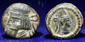 Kings of Parthia. Gotarzes II (AD 40-51) Æ Chalkous. Very Rare.