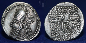 PARTHIAN EMPIRE. Vologases IV, 147-191 AD. AR Drachm.