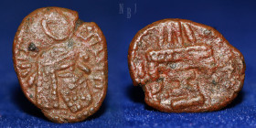 SASANIAN KINGDOM, Ardashir I, 224-241, AE eastern Type. Very Rare.