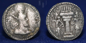 SASANIAN KINGS. Shapur I. AD. 240-272. Silver Obol.