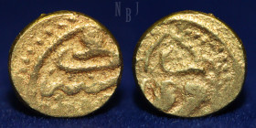 QALHATI AMIR: Turanshah II, 1437-1456 AH, AV ½ dinar Jarun, Undated (84?).