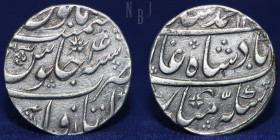 India Mughal, Muhammad Shah Silver Rupee ,Itawa Mint AH 11??.