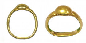 Ancient Roman Gold Ring, 2nd-3rd Century AD.