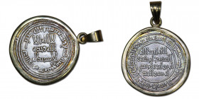 ISLAMIC UMAYYAD SILVER COIN PENDANT, Jewelry. Mint dimeshq 99h.