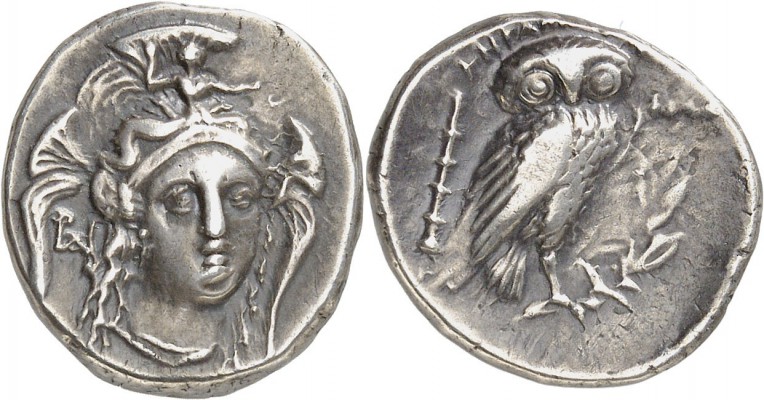 GRÈCE ANTIQUE
Lucanie, Héraclée (430-400 av. J.C.). Drachme argent.
Av. Tête d...
