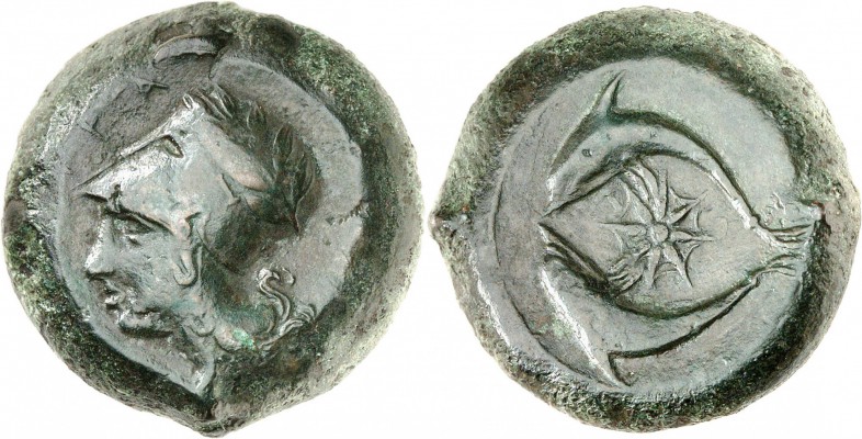 GRÈCE ANTIQUE
Sicile, Syracuse, (405-367 av. J.C.). Æ Drachme. Frappé ca. 380 a...