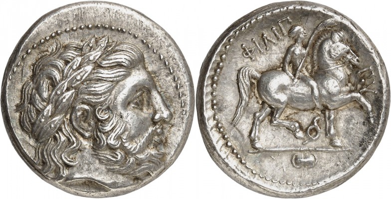 GRÈCE ANTIQUE
Royaume de Macédoine, Philippe II (359-336 av. J.C.). Tétradrachm...