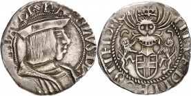 ITALIE
Savoie, Charles II (1504-1553). 1/2 teston IVème type, Chambéry.
Av. Buste habillé à droite. Rv. Ecu. Biaggi 312, Cud. 360b (R10). 4,66 grs. ...