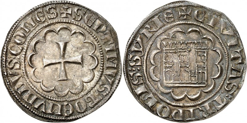 ORIENT LATIN
Compte de Tripoli, Bohémond VII (1275-1287). Gros.
Av. Croix patt...