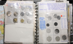 Lot
Asien. ca. 330 Stück, diverse Münzen Asien von A - K. ( z.B. Taiwan, Indien, Indonesien, Iran, Israel, Kazakhstan, Armenien, usw.). ss - stgl