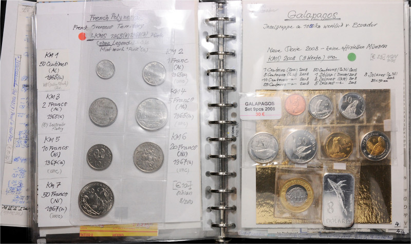 Lot
Diverse. ca. 170 Stück (inkl. 9x Ag), diverse Münzen Insel Staaten von A - N...