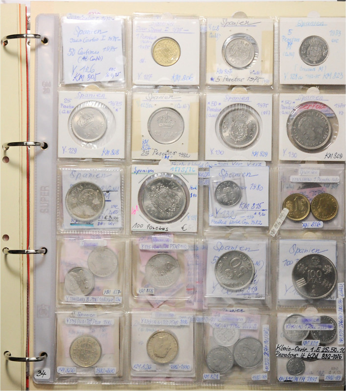 Lot
Europa. ca. 380 Stück ( inkl. 68x Ag), diverse Münzen Europa (, Portugal, Sp...