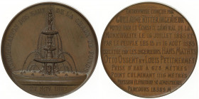 Bronzemedaille, 1887
Frankreich. von Durussel, Dm 47 mm.. 51,37g
stgl