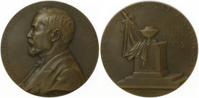 Bronzemedaille, 1899
Frankreich. auf Emile Loubet President, Dm 69 mm. Paris
145,94g
stgl