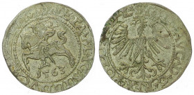 Sigismund August 1547 - 1572
Litauen. 1/2 Groschen, 1563. Vilnius
1,23g
Ivanauskas 4SA144-39
vz